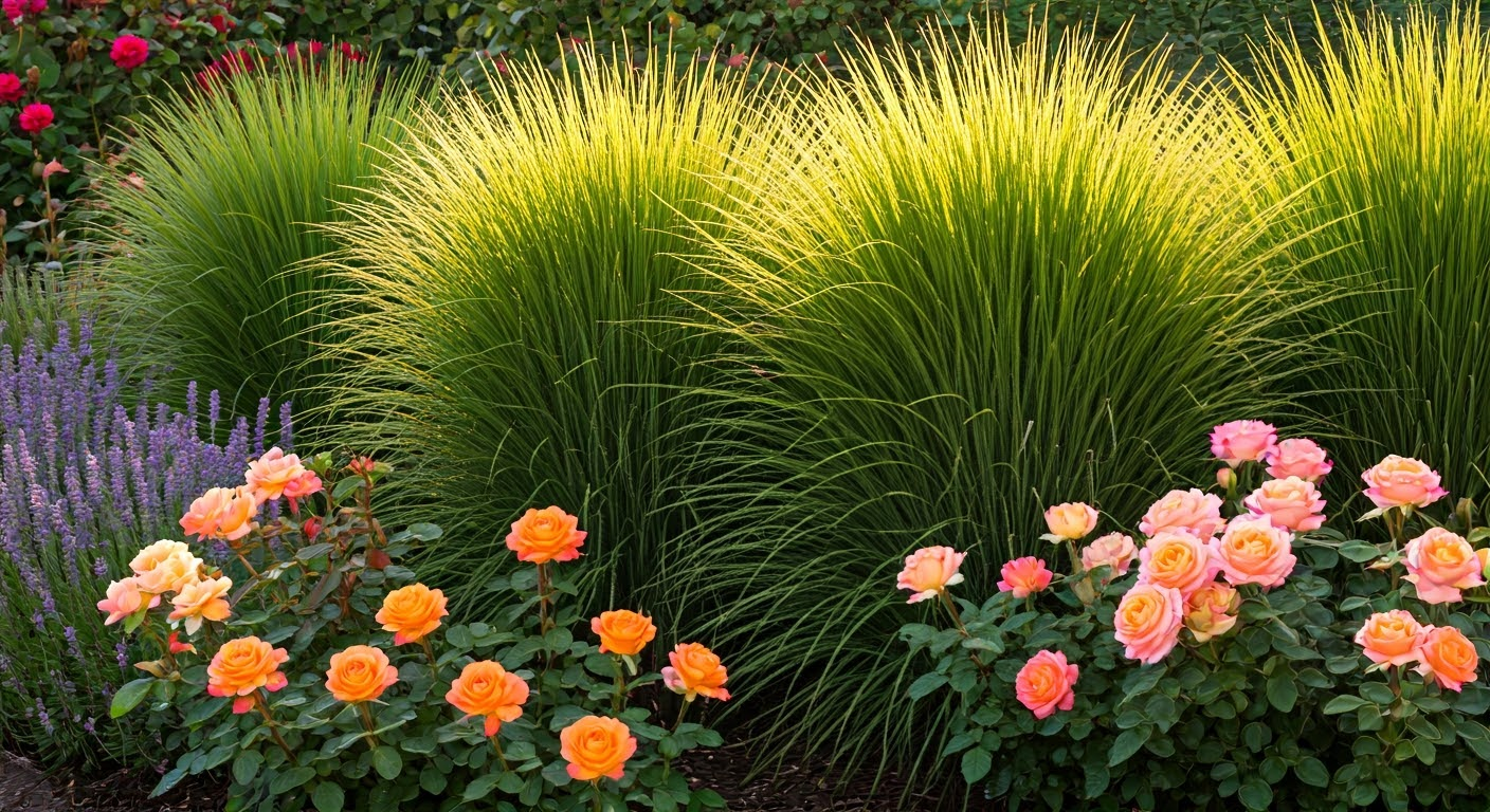 Rabata z różami i trawami – jak ją skomponować?