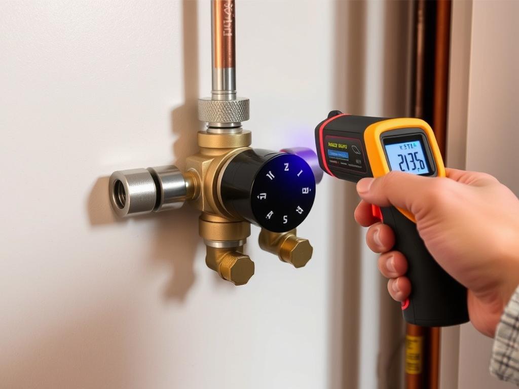 Sprawdzanie temperatury na zasilaniu i powrocie instalacji Sprawdzanie temperatury na zasilaniu i powrocie instalacji