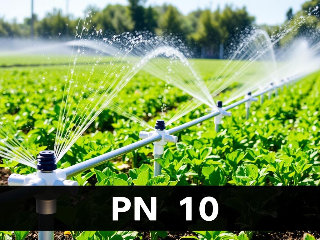 System nawadniania wykorzystujący rury PN10 co oznacza odpowiednie zastosowanie System nawadniania wykorzystujący rury PN10 co oznacza odpowiednie zastosowanie